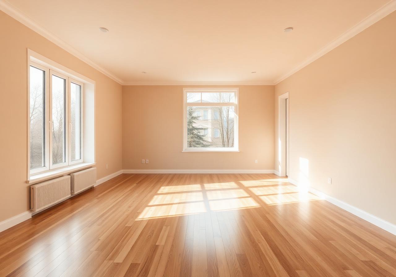 Living room before